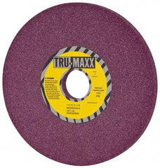 Tru-Maxx - 7" Diam x 1-1/4" Hole x 1/2" Thick, K Hardness, 46 Grit Surface Grinding Wheel - Aluminum Oxide, Type 1, Coarse Grade, 3,600 Max RPM, No Recess - Exact Tool & Supply