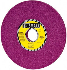 Tru-Maxx - 7" Diam x 1-1/4" Hole x 1/2" Thick, I Hardness, 60 Grit Surface Grinding Wheel - Aluminum Oxide, Type 1, Medium Grade, 3,600 Max RPM, No Recess - Exact Tool & Supply
