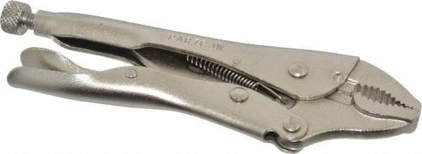 Paramount - 7" OAL Curved Jaw Locking Pliers - Exact Tool & Supply