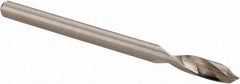 Accupro - 1/8" Body Diam, 90°, 2" OAL, Solid Carbide Spotting Drill - Exact Tool & Supply
