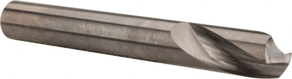 Accupro - 3/8" Body Diam, 120°, 3" OAL, Solid Carbide Spotting Drill - Exact Tool & Supply