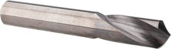 Accupro - 7/16" Body Diam, 120°, 3" OAL, Solid Carbide Spotting Drill - Exact Tool & Supply
