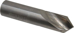 Accupro - 7/8" Body Diam, 90°, 4" OAL, Solid Carbide Spotting Drill - Exact Tool & Supply