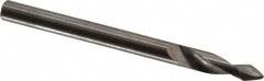 Accupro - 3mm Body Diam, 60°, 38mm OAL, Solid Carbide Spotting Drill - Exact Tool & Supply