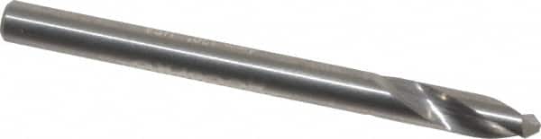 Accupro - 4mm Body Diam, 120°, 51mm OAL, Solid Carbide Spotting Drill - Exact Tool & Supply