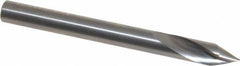 Accupro - 6mm Body Diam, 60°, 63mm OAL, Solid Carbide Spotting Drill - Exact Tool & Supply