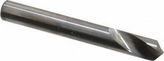 Accupro - 8mm Body Diam, 120°, 63mm OAL, Solid Carbide Spotting Drill - Exact Tool & Supply
