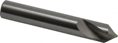 Accupro - 12mm Body Diam, 90°, 76mm OAL, Solid Carbide Spotting Drill - Exact Tool & Supply