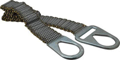 Lift-All - 6' Long x 4" Wide, 4,800 Lb Vertical Capacity, Steel Web Sling - 4,800 Lb Choker Capacity - Exact Tool & Supply