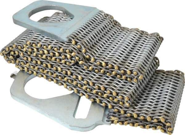 Lift-All - 8' Long x 6" Wide, 7,200 Lb Vertical Capacity, Steel Web Sling - 7,200 Lb Choker Capacity - Exact Tool & Supply