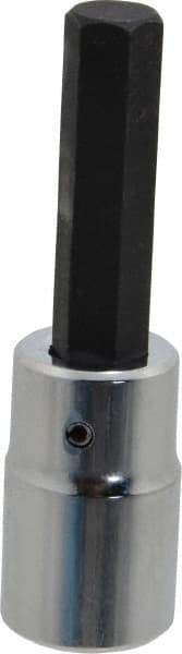 Proto - 1/2" Drive, 7/16" Hex Bit Socket - 3-1/4" OAL, 1-3/4" Bit Length - Exact Tool & Supply