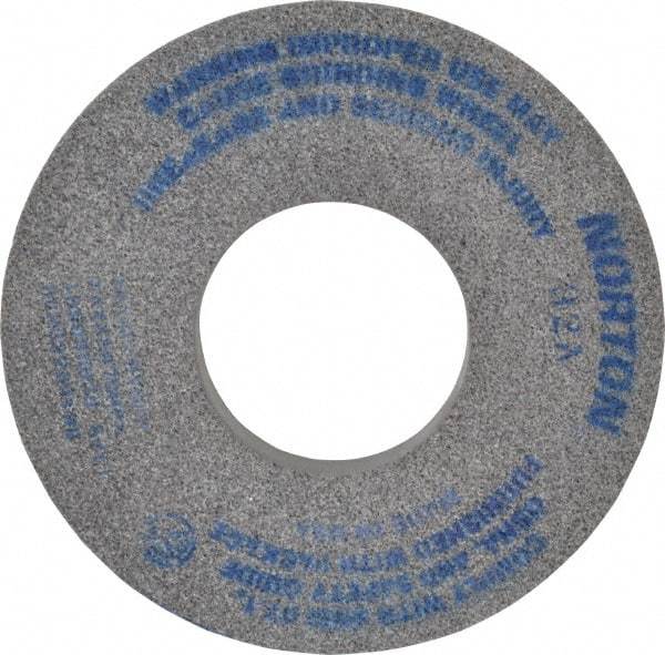Norton - 12" Diam x 5" Hole x 1-1/2" Thick, H Hardness, 46 Grit Surface Grinding Wheel - Aluminum Oxide, Type 5, Coarse Grade, 2,070 Max RPM, Vitrified Bond, One-Side Recess - Exact Tool & Supply