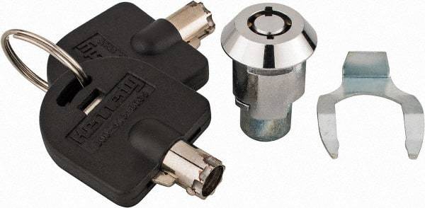 Kennedy - Tool Box Steel Tubular Lock/Key Set - For Roller Cabinets - Exact Tool & Supply
