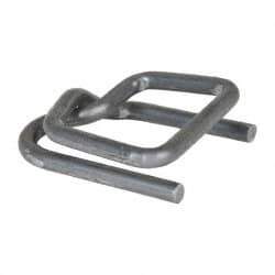 Made in USA - 1/2 Inch Wide, Metal Buckle - 1,000 Piece - Exact Tool & Supply