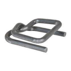 Made in USA - 1/2 Inch Wide, Metal Buckle - 1,000 Piece - Exact Tool & Supply