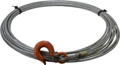 Lift-All - 1/4" Diameter x 50' Length Winch Cable - Exact Tool & Supply