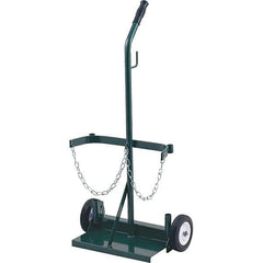Harper Trucks - 39-1/2" OAH Hand Truck - Single Grip Handle, Semi-Pneumatic Wheels - Exact Tool & Supply