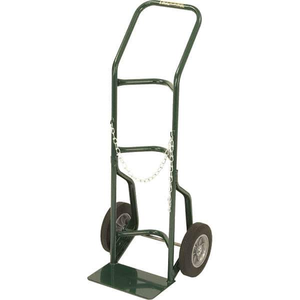 Harper Trucks - 48" OAH Hand Truck - Swept Back Handle, Solid Rubber Wheels - Exact Tool & Supply
