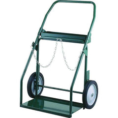 Harper Trucks - 45-1/2" OAH Hand Truck - Swept Back Handle, Semi-Pneumatic Wheels - Exact Tool & Supply