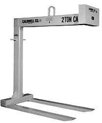Caldwell - 6,000 Lb Capacity Pallet Lifter - 48" Long x 5" Wide, 4" Eye Thickness, 27" Outside Diameter - Exact Tool & Supply