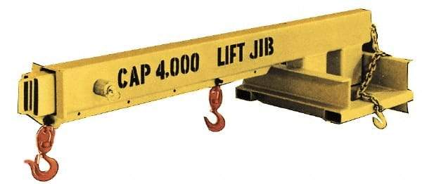 Contrx - 4,000 Lb Capacity Telescopic Boom - 12" Center Forks - Exact Tool & Supply
