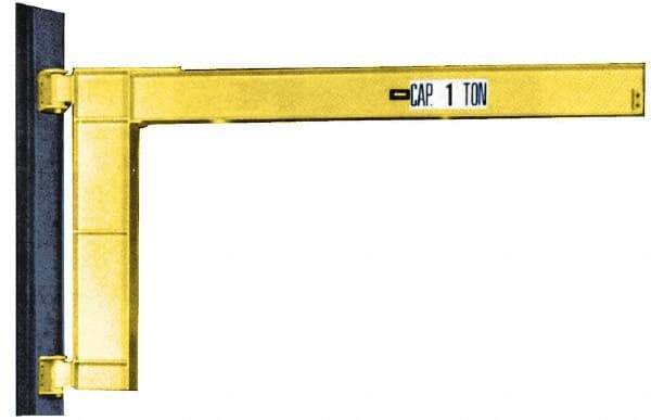 Value Collection - 2,000 Lb Load Capacity, Steel Jib Crane - 10' Span - Exact Tool & Supply