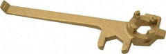 Value Collection - Bronze Drum Plug Wrench - For Use with Most Drum Plugs and Flammable Substances - Exact Tool & Supply
