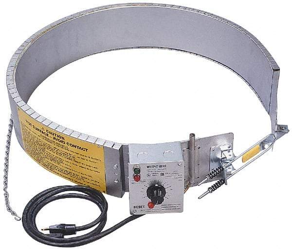 Made in USA - 55 Gallon Water Boil-Off with Thermostat Control - 240 Volt, 12.5 Amps, 70°F to 250°F Thermostat Rating - Exact Tool & Supply