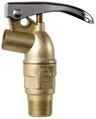 Value Collection - 3/4" NPT Zinc Rigid Drum Faucet - No Arrester, Self Closing - Exact Tool & Supply