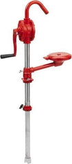 Wesco Industrial Products - Cast Iron Hand Operated Rotary Pump - Cast Iron, For Fuel Oil Products - Exact Tool & Supply