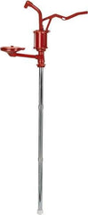 Wesco Industrial Products - Cast Iron Hand Operated Lever Pump - 16 oz per Stroke, For Fuel Oil Products - Exact Tool & Supply