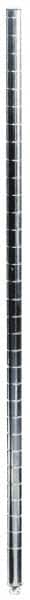 Value Collection - 1-1/2" Wide, 86" High, Open Shelving Zinc Post - Exact Tool & Supply