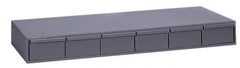 Durham - 6 Drawer, Small Parts Steel Storage Cabinet - 11-5/8" Deep x 33-3/4" Wide x 4" High - Exact Tool & Supply