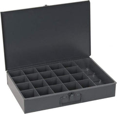 Durham - 21 Compartment Small Steel Storage Drawer - 18 Inches Wide x 12 Inches Deep - Exact Tool & Supply