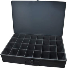 Durham - 32 Compartment Small Steel Storage Drawer - 18 Inches Wide x 12 Inches Deep - Exact Tool & Supply