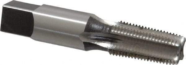 Reiff & Nestor - 1/8-27 NPT Thread, 4 Flute Standard Pipe Tap - 2-1/8" OAL, 3/4" Thread Length, 7/16" Shank Diam, Bright Finish, High Speed Steel - Exact Tool & Supply