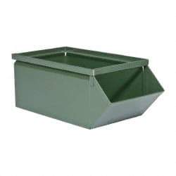Stackbin - Size 2, Open End Bin - 15-1/2" Long x 7-1/2" Wide x 6" High, 12-1/4" Bottom Length - Exact Tool & Supply
