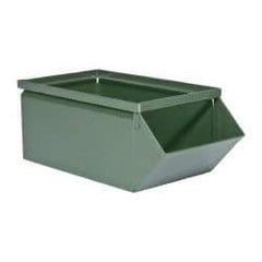 Stackbin - Size 2, Open End Bin - 15-1/2" Long x 7-1/2" Wide x 6" High, 12-1/4" Bottom Length - Exact Tool & Supply