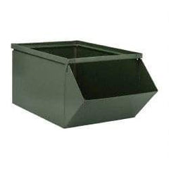 Stackbin - Size 4, Open End Bin - 20-1/2" Long x 12" Wide x 9-1/2" High, 15-3/4" Bottom Length - Exact Tool & Supply