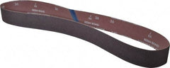 Norton - 2" Wide x 48" OAL, 36 Grit, Aluminum Oxide Abrasive Belt - Aluminum Oxide, Very Coarse, Coated, X Weighted Cloth Backing, Series R228 - Exact Tool & Supply