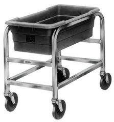 Win-Holt - 16" Wide x 28" Long x 33" High Tote Cart - 2 Slot, 2 Tote, Aluminum - Exact Tool & Supply