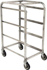Win-Holt - 19" Wide x 27" Long x 41" High Tote Cart - 3 Slot, 3 Tote, Aluminum - Exact Tool & Supply