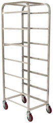 Win-Holt - 19" Wide x 27" Long x 71" High Tote Cart - 6 Slot, 6 Tote, Aluminum - Exact Tool & Supply