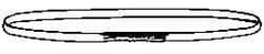 Made in USA - 3' Long x 4" Wide, 8,800 Lb Basket Capacity, 8,800 Lb Vertical Capacity, 1 Ply, Nylon Web Sling - 7,040 Lb Choker Capacity - Exact Tool & Supply
