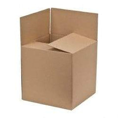 Made in USA - 20" Wide x 20" Long x 20" High Corrugated Shipping Box - Brown, 200 Lb Capacity - Exact Tool & Supply