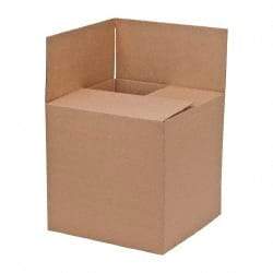 Made in USA - 24" Wide x 24" Long x 24" High Corrugated Shipping Box - Brown, 200 Lb Capacity - Exact Tool & Supply