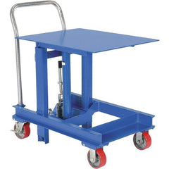 Vestil - 2,000 Lb Capacity Hydraulic Lift Table - 29" to 44" Lift Height, 30" Platform Length x 24" Platform Width - Exact Tool & Supply