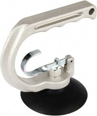 Made in USA - 25 Lb. Capacity Heavy Duty Double Cup Sheet Metal Lifter with Release Trigger - 4 Inch Cup Diameter - Exact Tool & Supply