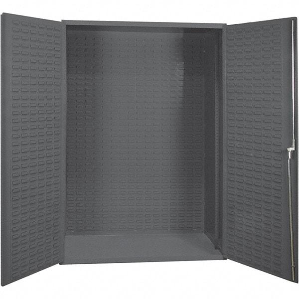 Durham - Storage Cabinet - Steel, 36" Wide x 24" Deep x 72" High, Gray - Exact Tool & Supply