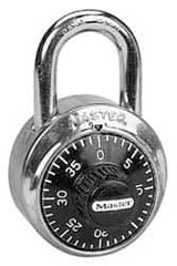 Master Lock - Locks Padlock - Steel, with Stainless Steel Finish - Exact Tool & Supply
